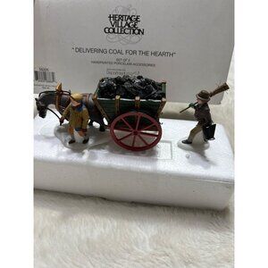 Department 56 Heritage Village Collection Delivering Coal for the Hearth